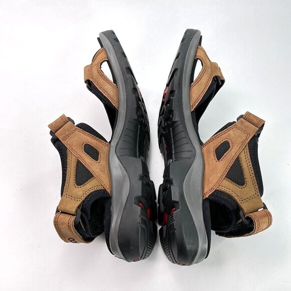 ECCO Womens Yucatan Hiking Sport Sandals EU 40 US 9 Bison Brown $135 Athleisure - Picture 9 of 13